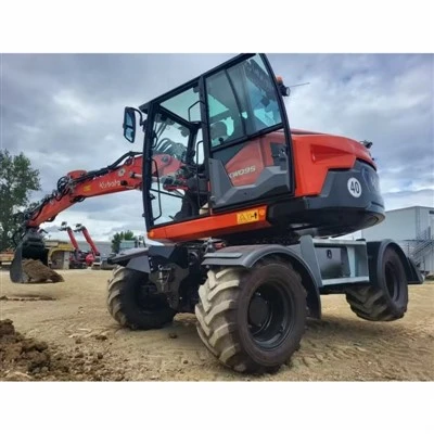 Lietots Kubota 120 riteņu ekskavators